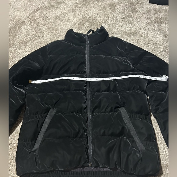 Athleta Venice Velvet Down Jacket in Black! - Picture 5 of 7